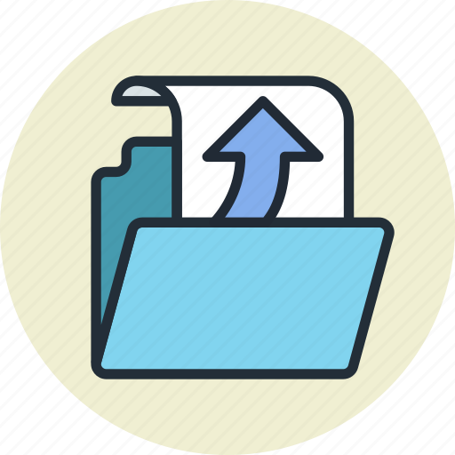 Document, file, folder, get, open, receive icon - Download on Iconfinder