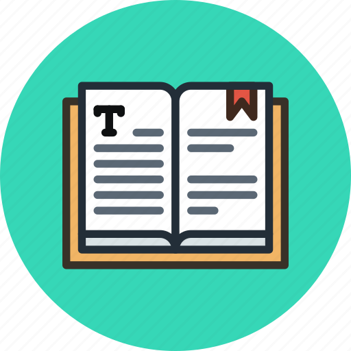 Book, education, knowledge, read, study, text icon - Download on Iconfinder