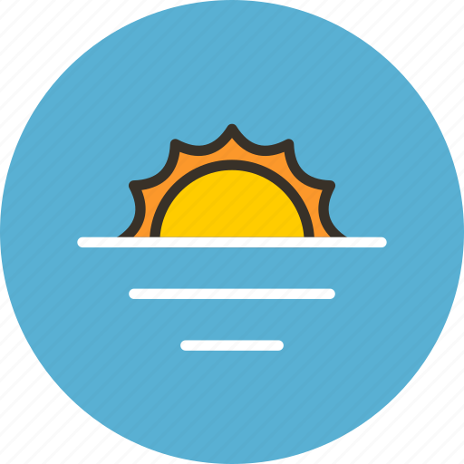 Ecology, horizon, nature, sea, sun, water, summer icon - Download on Iconfinder