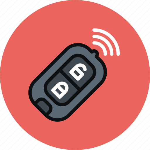 Car, key, lock, radio, transport, wireless icon - Download on Iconfinder