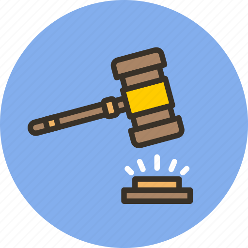 Court, gavel, judge, justice, law icon - Download on Iconfinder