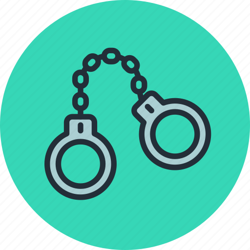 Criminal, felony, handcuffs, jail, locked, police, prison icon - Download on Iconfinder
