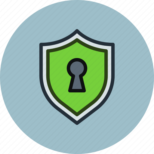 Encryption, keyhole, private, protection, secure, security, shield icon - Download on Iconfinder