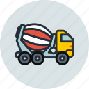 bulk, cement, construction, transport, truck, vehicle