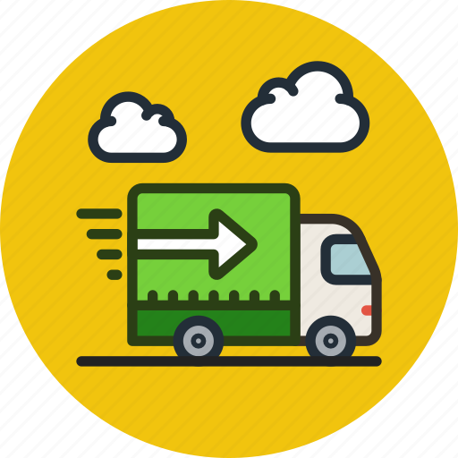 Delivery, logistics, lorry, shipping, transport, truck icon - Download on Iconfinder