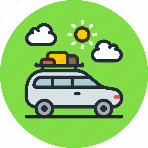 Baggage, camping, car, transport, travel icon - Download on Iconfinder