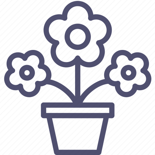 Flowers, pot, plant icon - Download on Iconfinder
