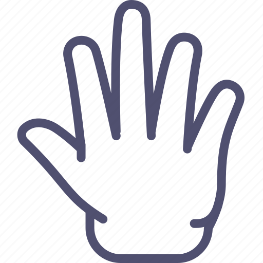 Fingers, hand, high five icon - Download on Iconfinder