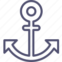 anchor, marine, nautical, ocean, sea, ship