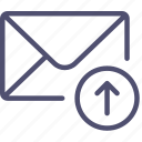 email, envelope, mail, message, receive, upload