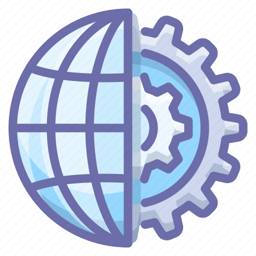 Internet, gear, globe icon - Download on Iconfinder