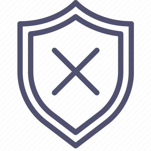 Defense, protection, security, shield, warning icon - Download on Iconfinder