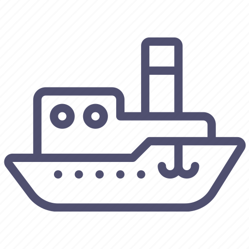 Ship, steamboat, steamship, vessel icon - Download on Iconfinder