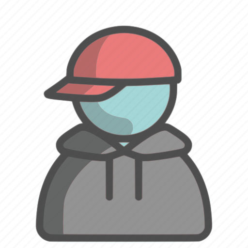 Hoodie, avatar, swag, person, cap, sweater icon - Download on Iconfinder