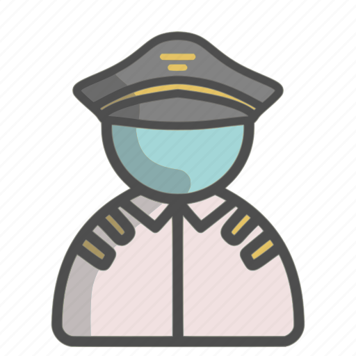 Pilot, uniform, unisex, avatar, profession, profile, person icon - Download on Iconfinder