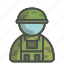 soldier, army, unisex, avatar, profile, military 