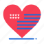 american, flag, heart, love 