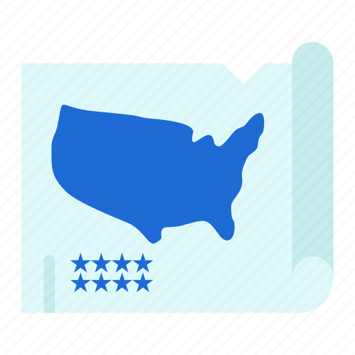 Map, states, united, usa icon - Download on Iconfinder