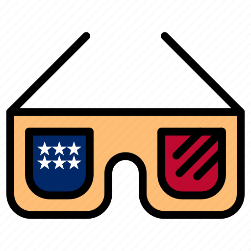 Glasses, imerican, sunglasses, usa icon - Download on Iconfinder