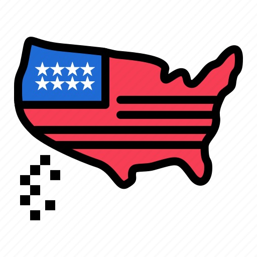 American, map, thanksgiving, usa icon - Download on Iconfinder
