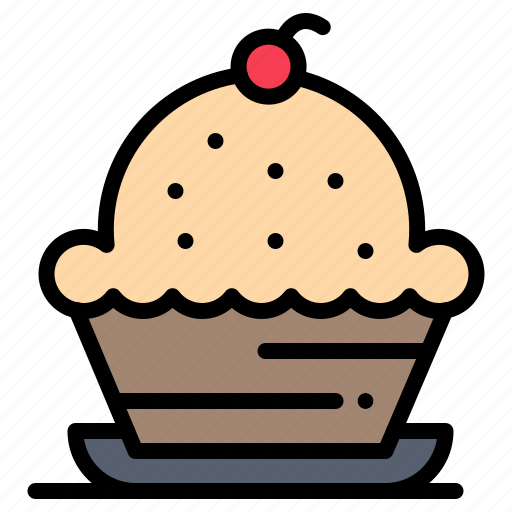 Cake, dessert, muffin, sweet, thanksgiving icon - Download on Iconfinder