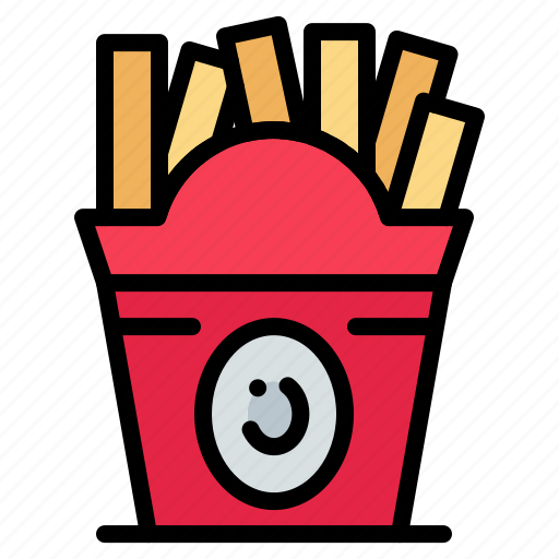 Fastfood, food, frise, usa icon - Download on Iconfinder
