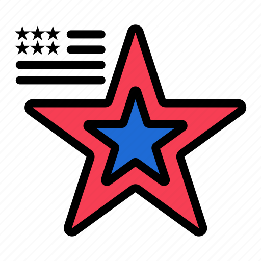 American, flag, star, usa icon - Download on Iconfinder