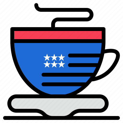 Coffee, cup, tea, usa icon - Download on Iconfinder