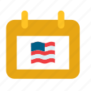 america, american, calendar, elections, flag, presidential, united states