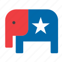 american, elections, elephant, politics, presidential, republican party, united states