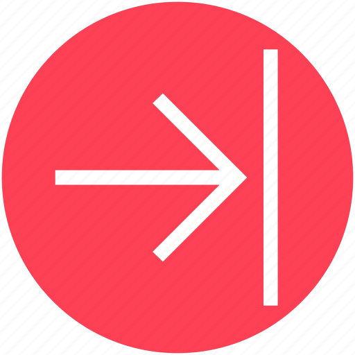 Arrow, barrier, pointing, right icon - Download on Iconfinder