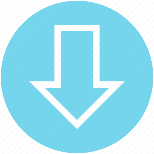 Arrow, down, download, downward icon - Download on Iconfinder