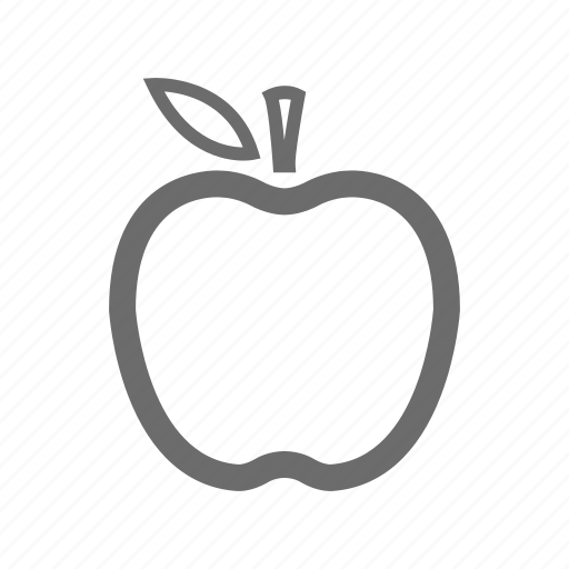 Apple, bold, general, sign, stroke, universal icon - Download on Iconfinder