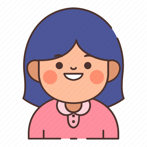 Girl, asian, woman, south east asian, vietnamese, indonesian, filipinos icon - Download on Iconfinder
