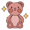 teddy, bear, teddy bear, toy, fluffy, bear toy, stuffed animal, children, baby