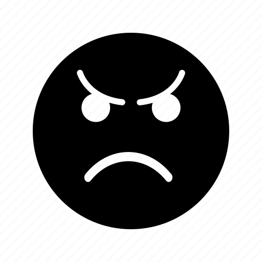 Angry, emoji, face icon - Download on Iconfinder