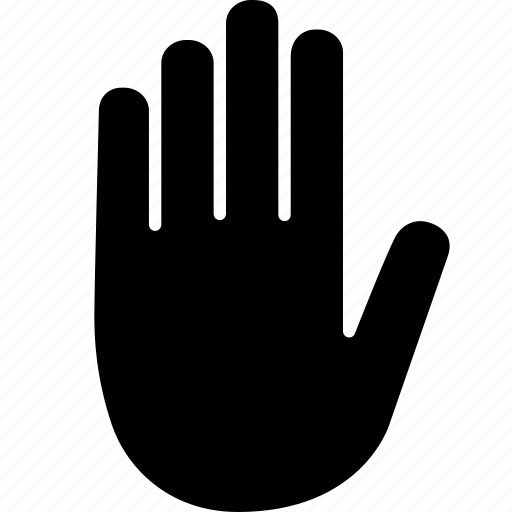 Halt, hand, palm, sign, stop, adblock, block icon - Download on Iconfinder