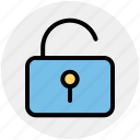 login, open, secure, security, unlock, unlocked 