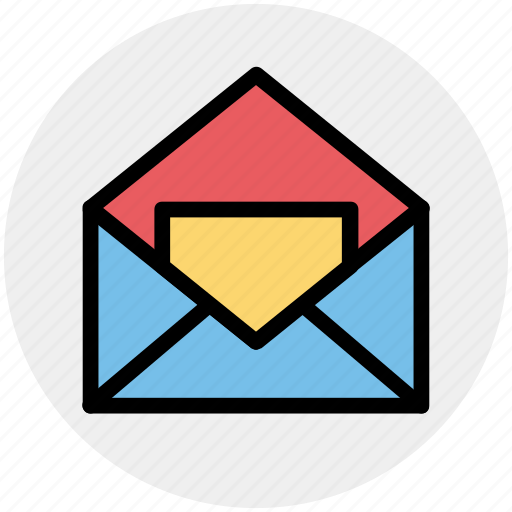 Email, envelope, letter, mail, message, open envelope icon - Download on Iconfinder