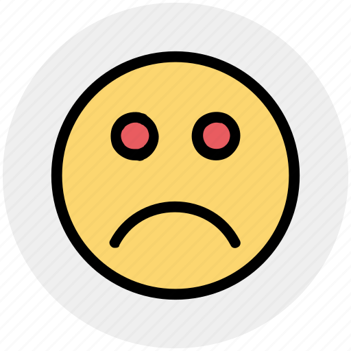 Emoji, emotion, face, sad, sadness face, smiley face icon - Download on Iconfinder