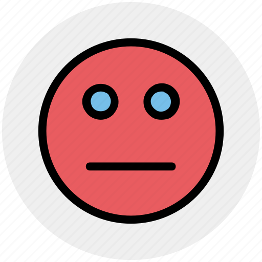 Emoji, face, femotion, neutral, smiley face icon - Download on Iconfinder