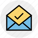 accept, email, envelope, letter, mail, message, open envelope