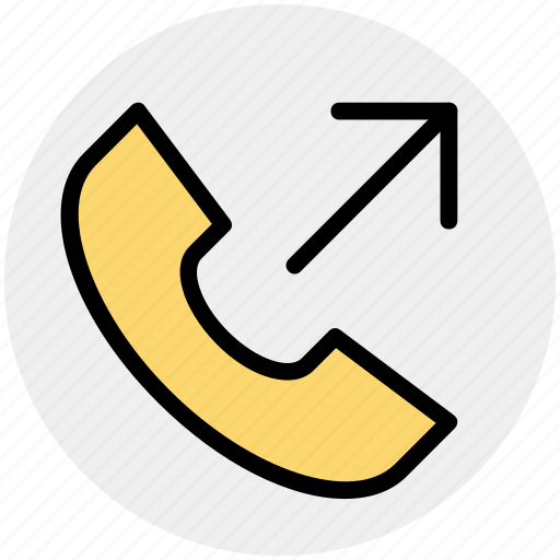 Arrow, call, dial call, phone, received, receiver icon - Download on Iconfinder