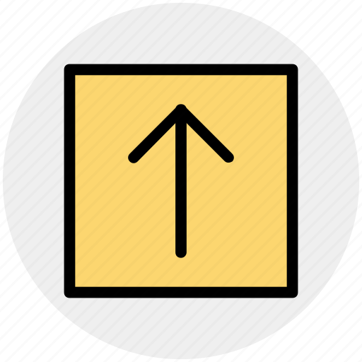 Arrow, box, forward, material, up icon - Download on Iconfinder