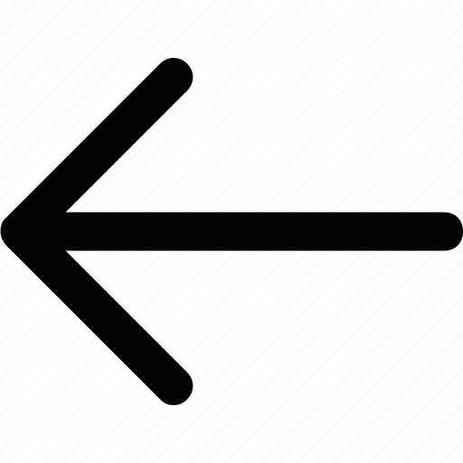 Arrow, left arrow, line, outline icon - Download on Iconfinder