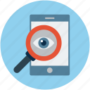 find, finding, magnifier on mobile, mobile with magnifier, search, searching, view