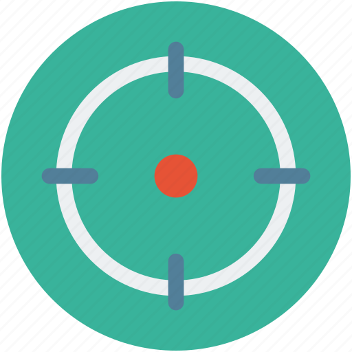 Aim, crosshair, focus, goal, shooting, target icon - Download on Iconfinder