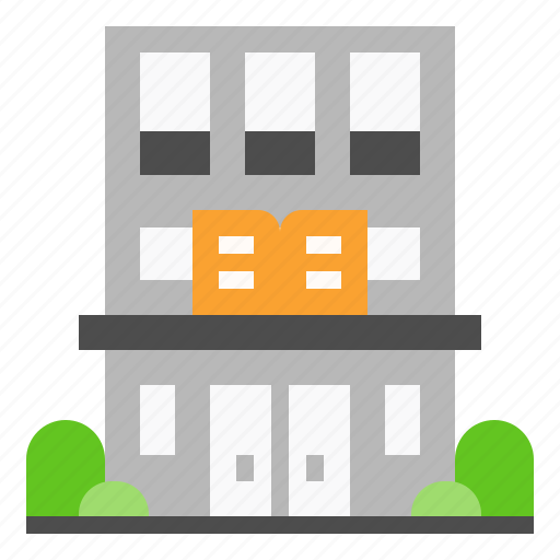 Architecture, building, education, library, university icon - Download on Iconfinder
