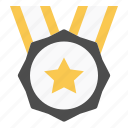 achievement, award, badge, education, medal, prize, sport
