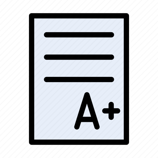 Resultcard, marksheet, education, school, university icon - Download on Iconfinder